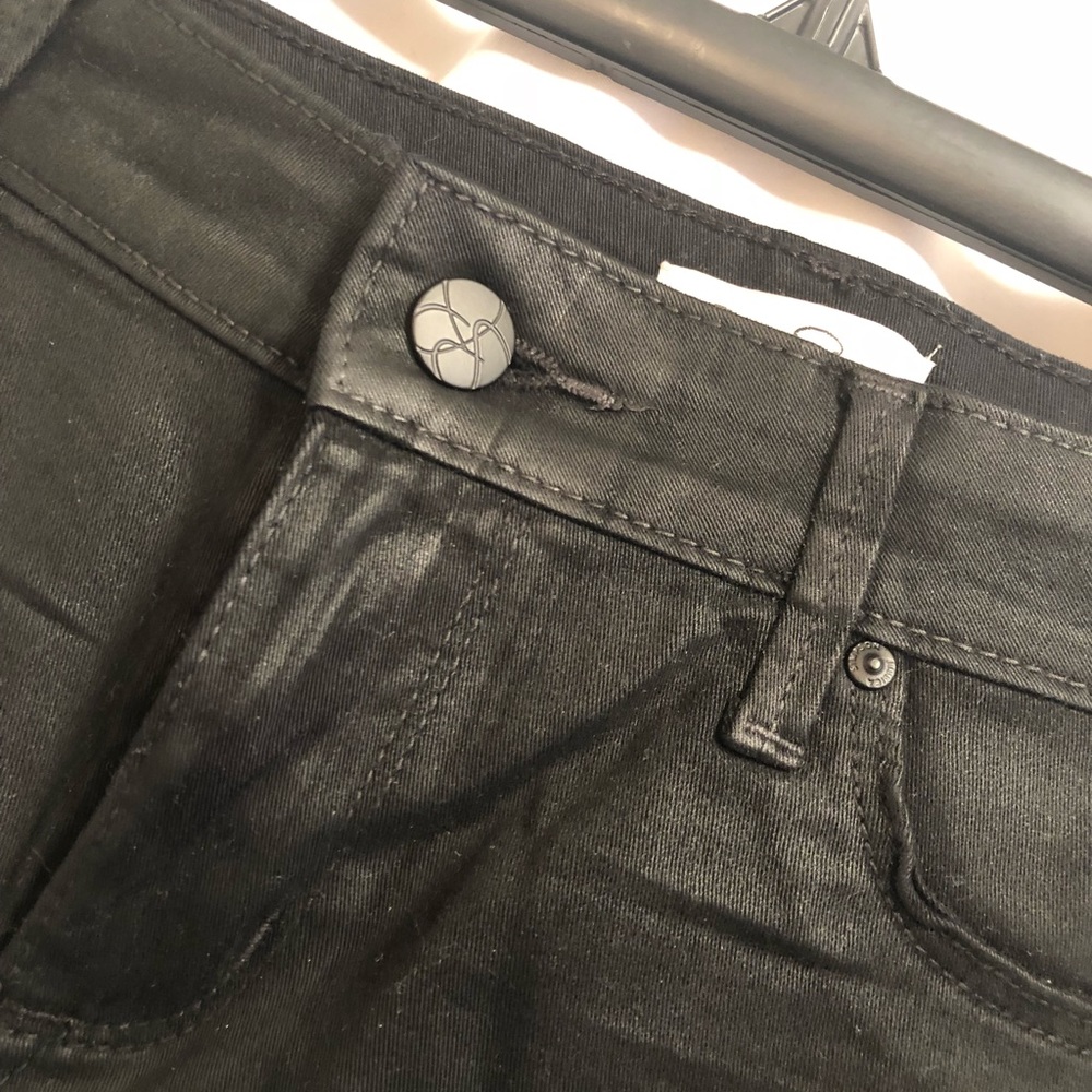 Jessica Simpson Super Skinny Coated Jeans Size 4 - Picture 2 of 4